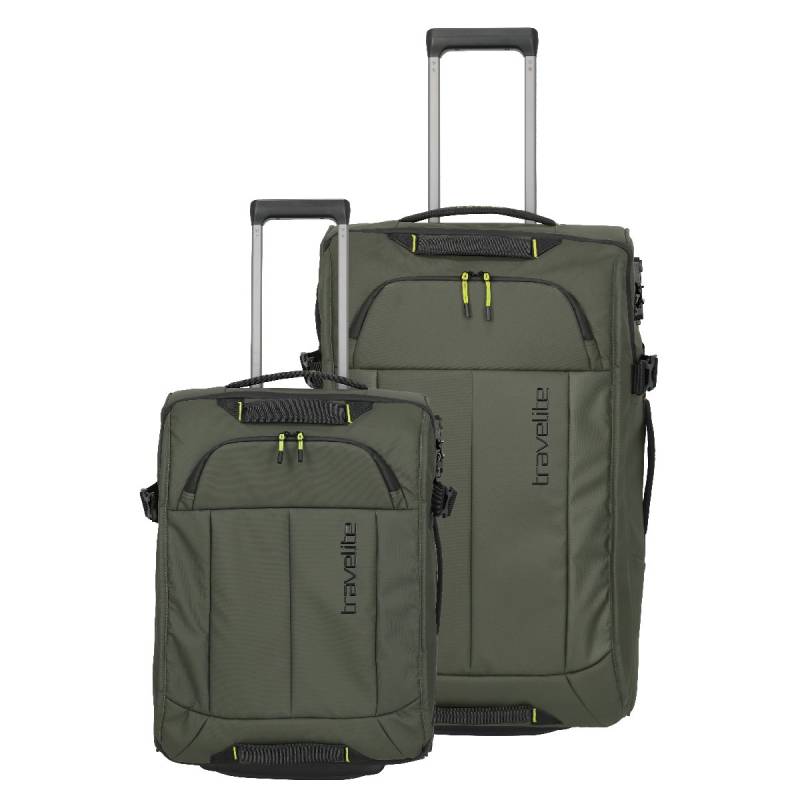 Briize - 2er Set, Rollenreisetaschen M+S, Khaki von Travelite