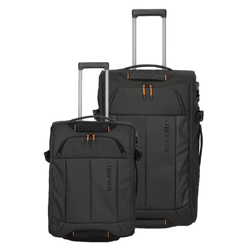 Briize - 2er Set, Rollenreisetaschen M+S, Schwarz von Travelite