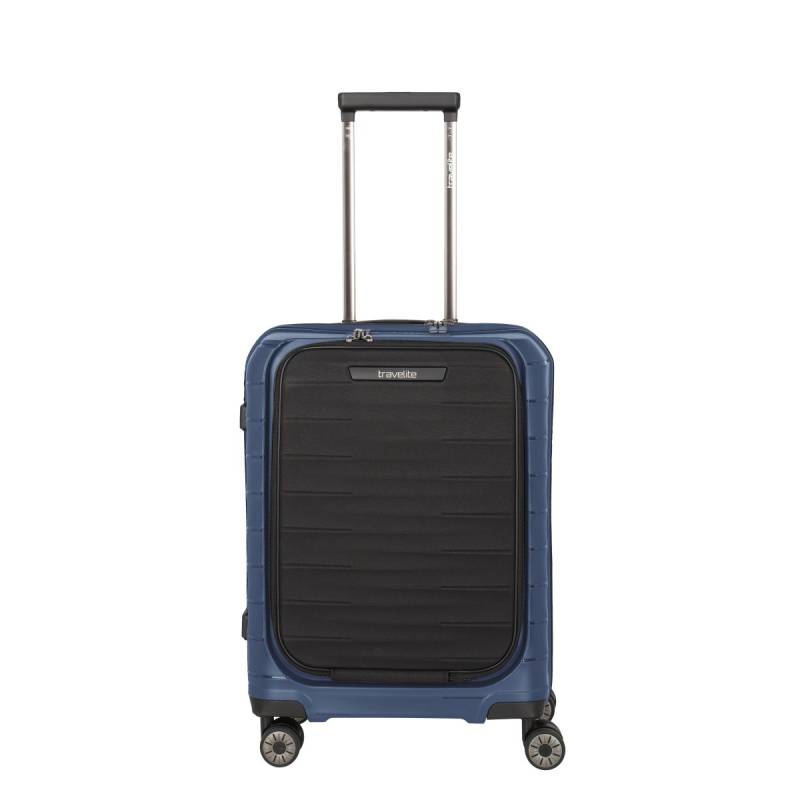 Mooby - Handgepäcktrolley mit Vordertasche, Marineblau von Travelite