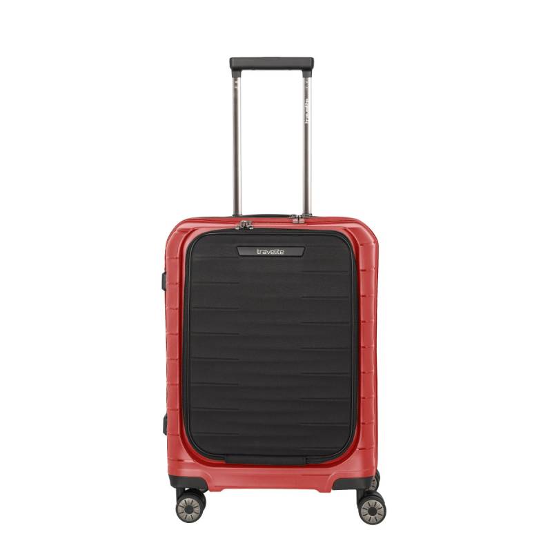 Mooby - Handgepäcktrolley mit Vordertasche, Rot von Travelite