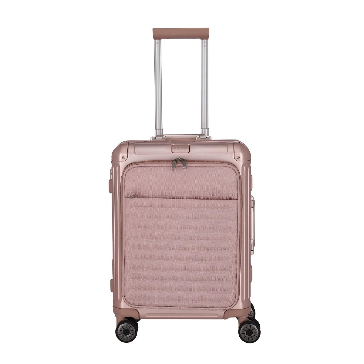 EOL Next - Trolley S+ mit Vortasche, Rosé von Travelite