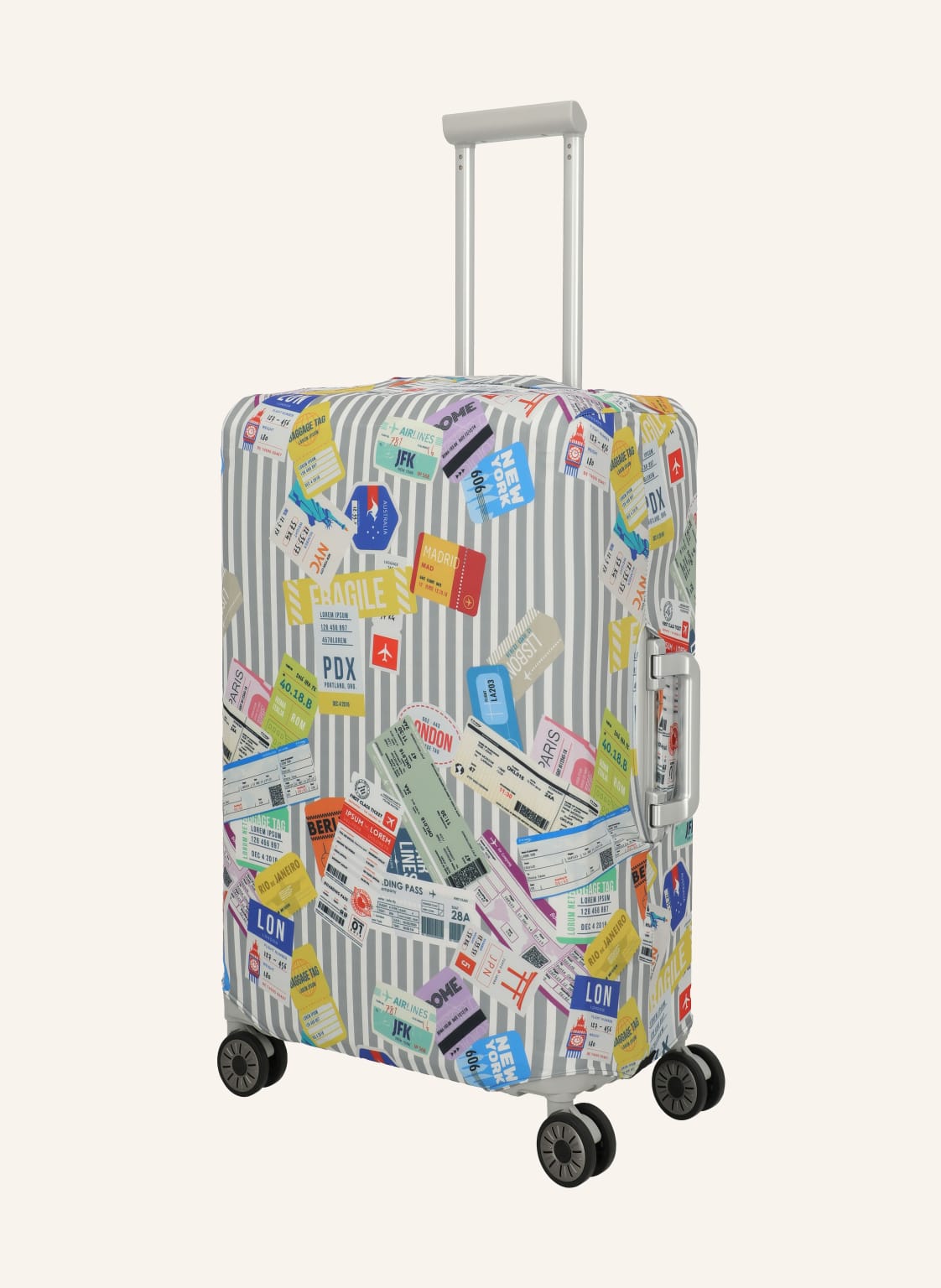 Travelite Kofferhülle Medium grau Travelite Kofferhülle Medium grau von Travelite