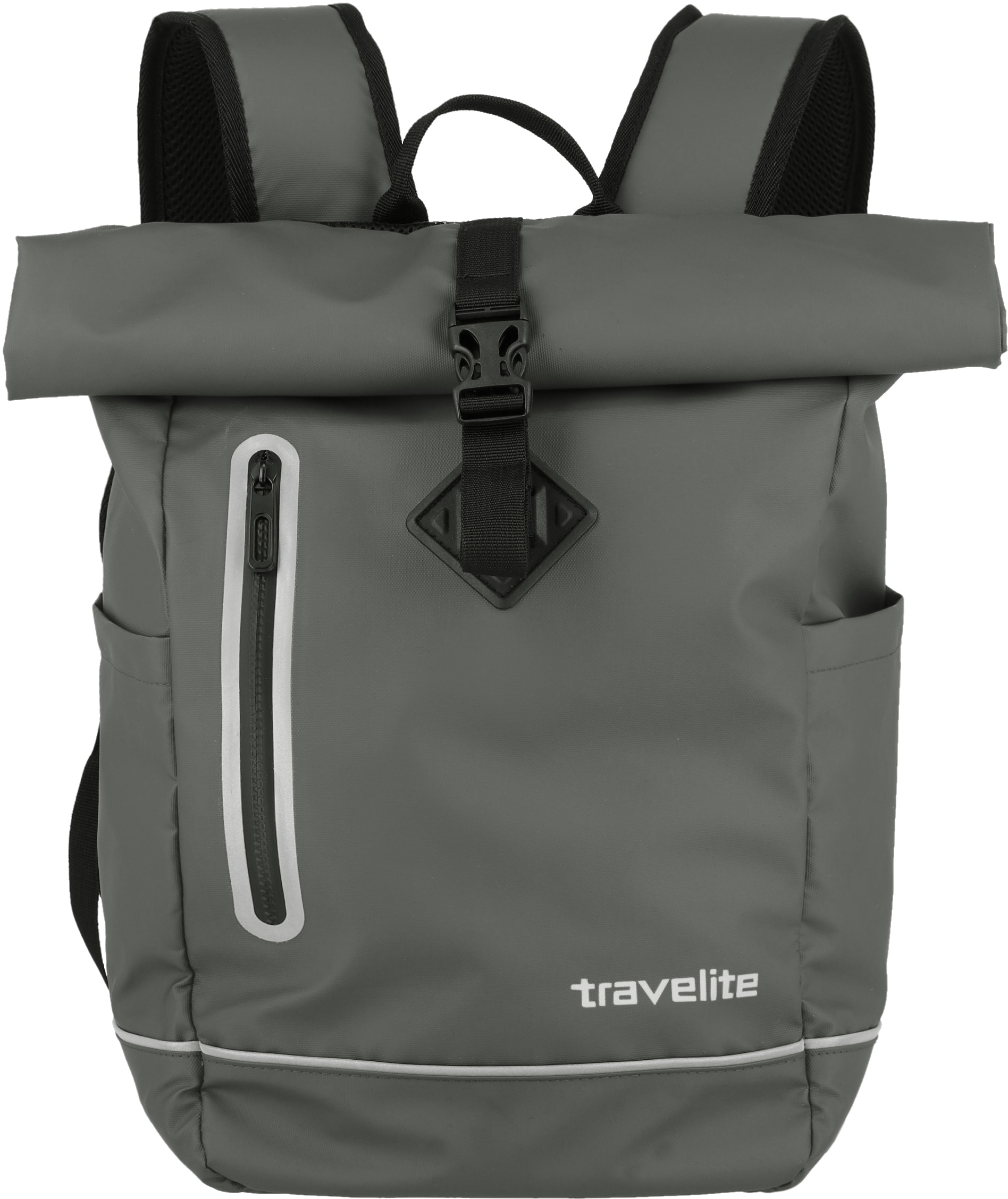 travelite Freizeitrucksack »BASICS Roll-Up Rucksack Plane«, Wanderrucksack Reiserucksack Streetpack Arbeitsrucksack von Travelite