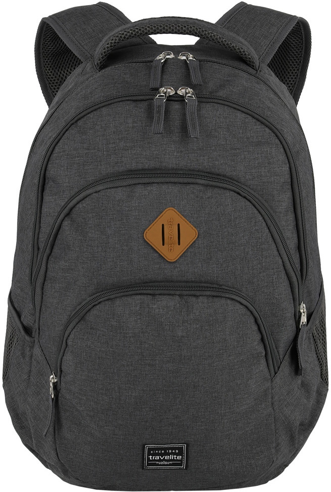 travelite Laptoprucksack »BASICS Melange«, Freizeitrucksack Arbeitsrucksack Schulrucksack Reiserucksack travelite Laptoprucksack »BASICS Melange«, Freizeitrucksack Arbeitsrucksack Schulrucksack Reiserucksack von Travelite