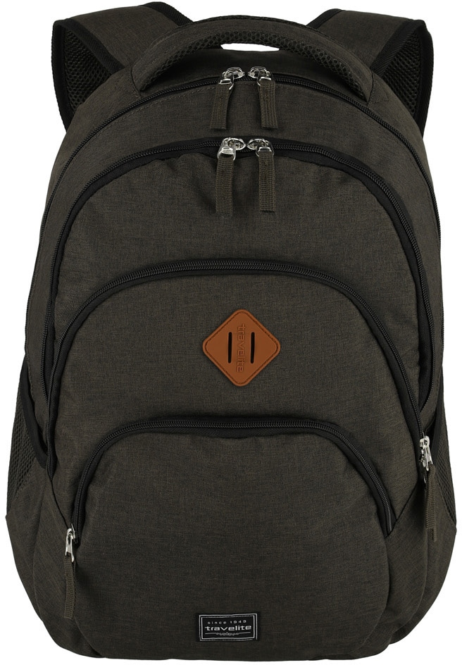 travelite Laptoprucksack »BASICS Melange«, Freizeitrucksack Arbeitsrucksack Schulrucksack Reiserucksack von Travelite