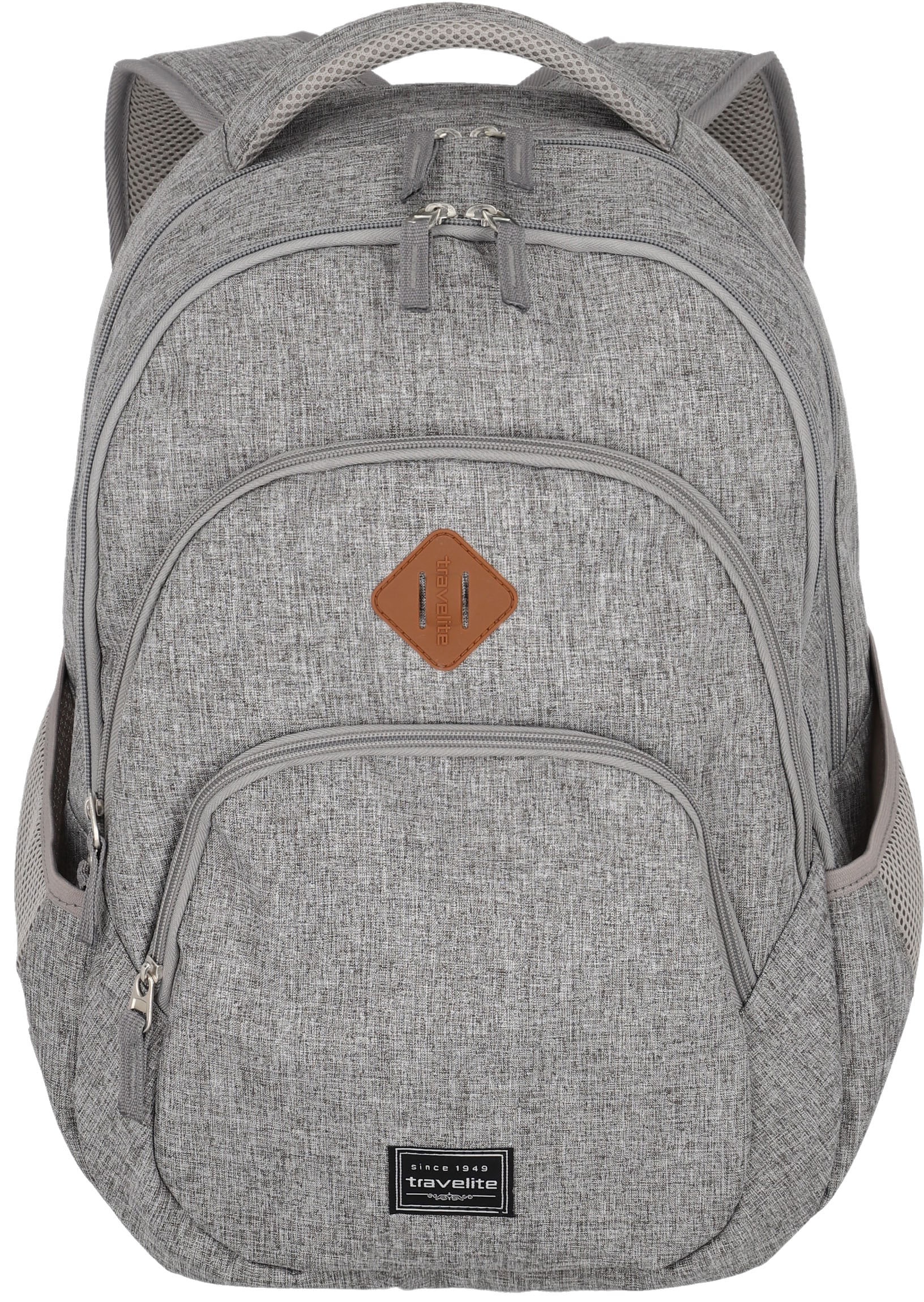 travelite Laptoprucksack »BASICS Melange«, Freizeitrucksack Arbeitsrucksack Schulrucksack Reiserucksack travelite Laptoprucksack »BASICS Melange«, Freizeitrucksack Arbeitsrucksack Schulrucksack Reiserucksack von Travelite