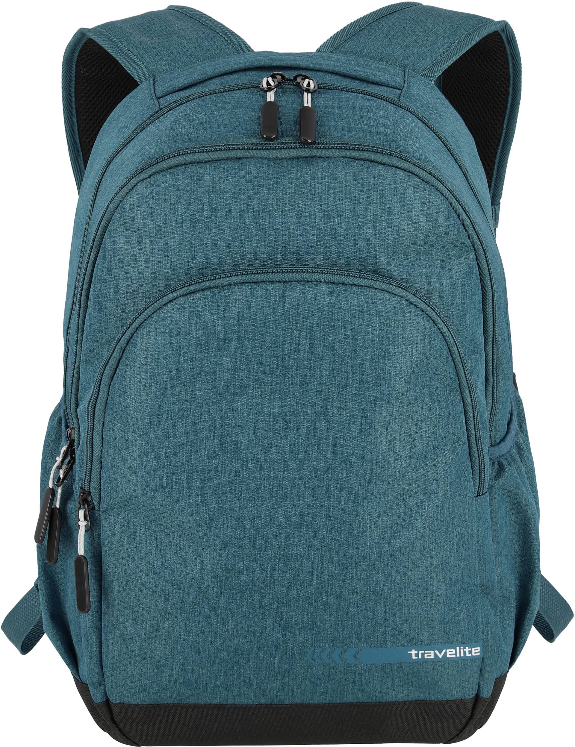 travelite Laptoprucksack »KICK OFF L, 45 cm, petrol«, Freizeitrucksack Arbeitsrucksack Schulrucksack Reiserucksack von Travelite