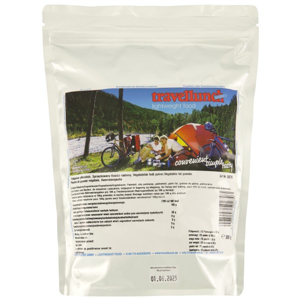 Travellunch - Fettpulver Pflanzlich Gr 10 x 30 g von Travellunch