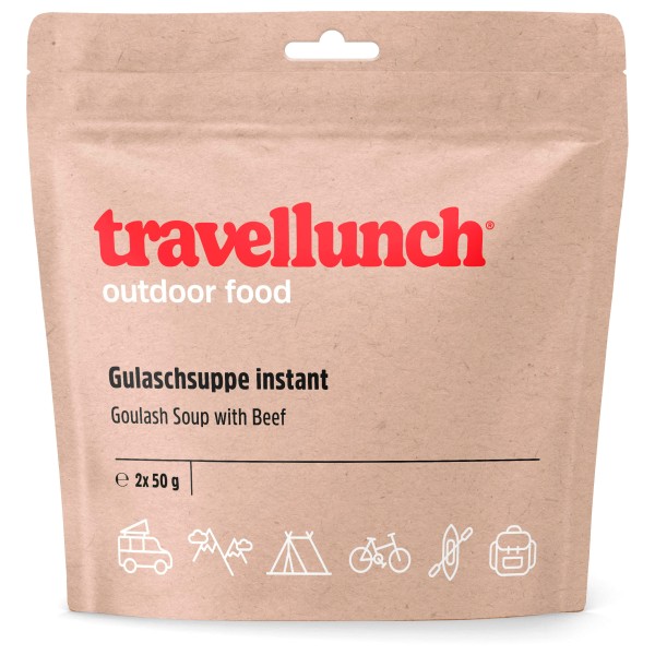 Travellunch - Gulaschsuppe mit Rindfleisch Gr 100 g Travellunch - Gulaschsuppe mit Rindfleisch Gr 100 g von Travellunch