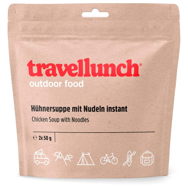 Travellunch - Hühnersuppe mit Nudeln Gr 100 g Travellunch - Hühnersuppe mit Nudeln Gr 100 g von Travellunch