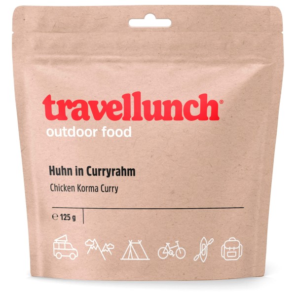 Travellunch - Huhn in Curryrahm mit Reis Gr 125 g Travellunch - Huhn in Curryrahm mit Reis Gr 125 g von Travellunch