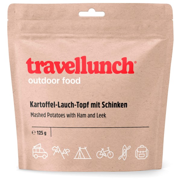 Travellunch - Kartoffel-Lauch-Topf mit Schinken Gr 125 g Travellunch - Kartoffel-Lauch-Topf mit Schinken Gr 125 g von Travellunch
