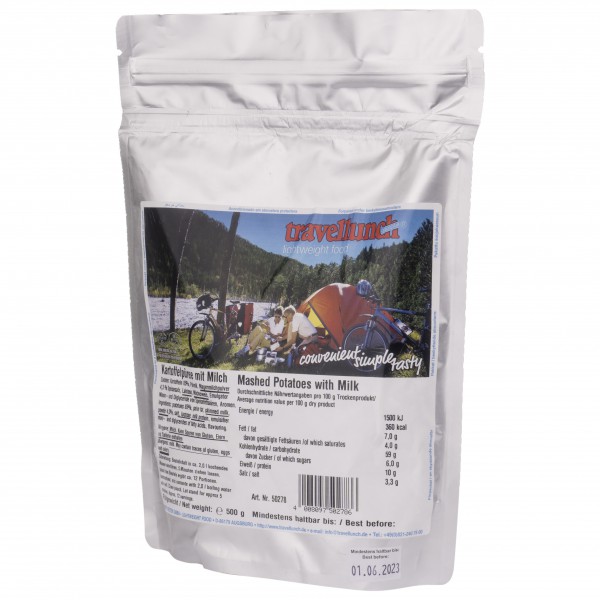 Travellunch - Kartoffelpüree mit Milch Instant Gr 125 g Travellunch - Kartoffelpüree mit Milch Instant Gr 125 g von Travellunch