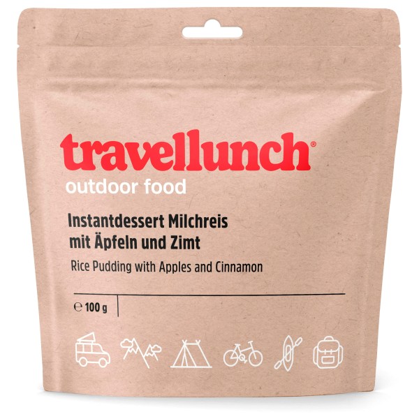 Travellunch - Milchreis mit Apfel und Zimt Gr 100 g von Travellunch