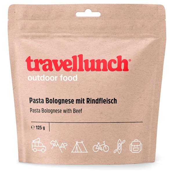 Travellunch - Nudeln Bolognese mit Rindfleisch Gr 125 g Travellunch - Nudeln Bolognese mit Rindfleisch Gr 125 g von Travellunch