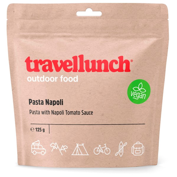 Travellunch - Nudeln in Tomatensauce 'Napoli' - vegetarisch Gr 125 g;250 g von Travellunch