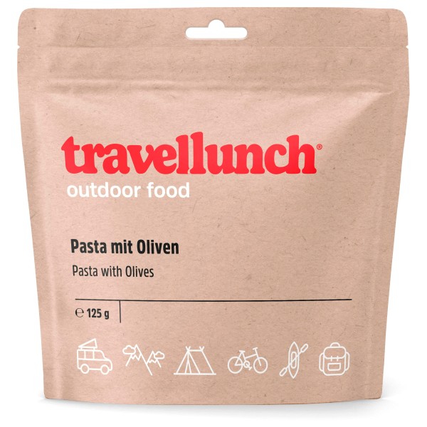 Travellunch - Pasta "Siciliana" mit Oliven - vegetarisch Gr 125 g;250 g von Travellunch