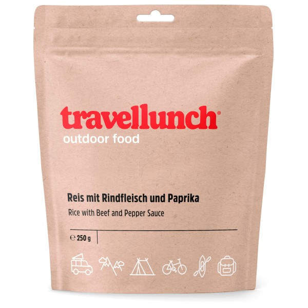 Travellunch - Serbischer Reistopf mit Rindfleisch Gr 250 g von Travellunch