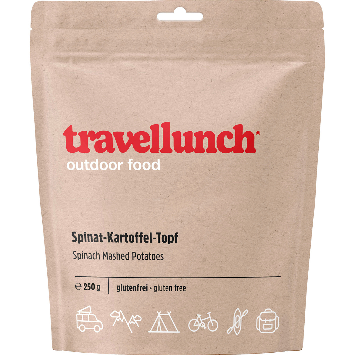 Travellunch Spinat-Kartoffel Topf von Travellunch