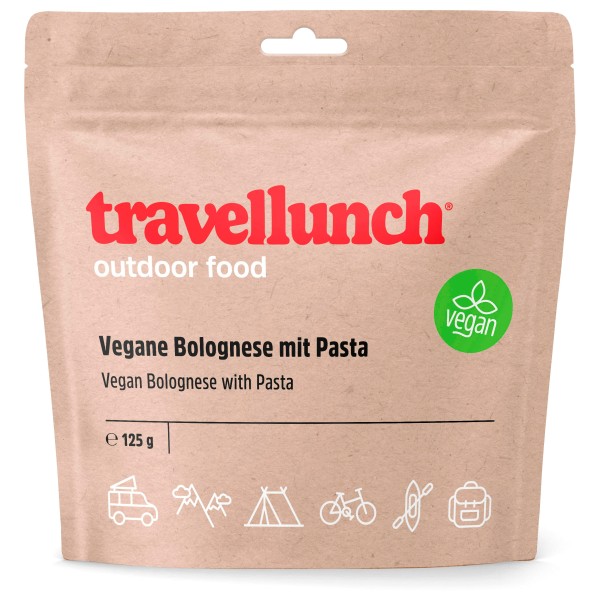 Travellunch - Veggie-Bolognese mit Pasta - Vegetarisch Gr 125 g Travellunch - Veggie-Bolognese mit Pasta - Vegetarisch Gr 125 g von Travellunch