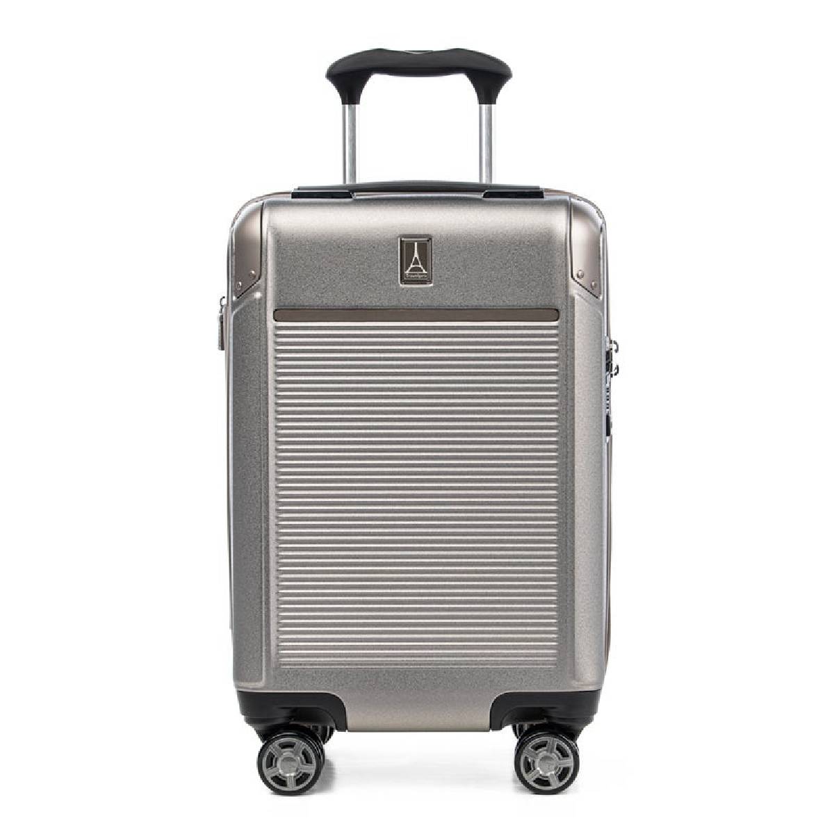 Platinum Elite - Compact Carry-On Expandable Hardside Spinner 55cm, Metallic Sand Platinum Elite - Compact Carry-On Expandable Hardside Spinner 55cm, Metallic Sand von Travelpro