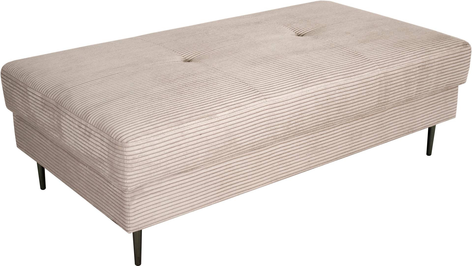 Trends by HG Sitzhocker »SUMMER«, in Cord-Stoff mit Metallfuss Trends by HG Sitzhocker »SUMMER«, in Cord-Stoff mit Metallfuss von Trends by HG