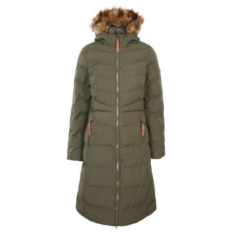 Audrey Steppjacke Damen Militärgrün XXS von Trespass