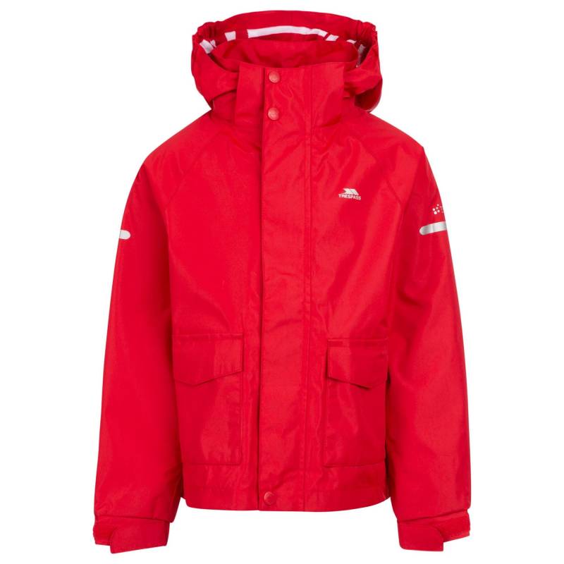 Bluster Jacke, Wasserfest Jungen Rot Bunt 104 von Trespass