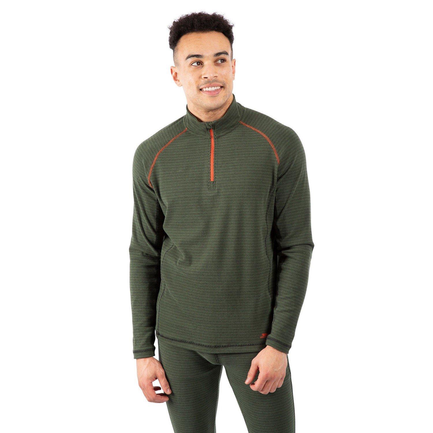 Del Base Layer Oberteil Herren Khaki S von Trespass