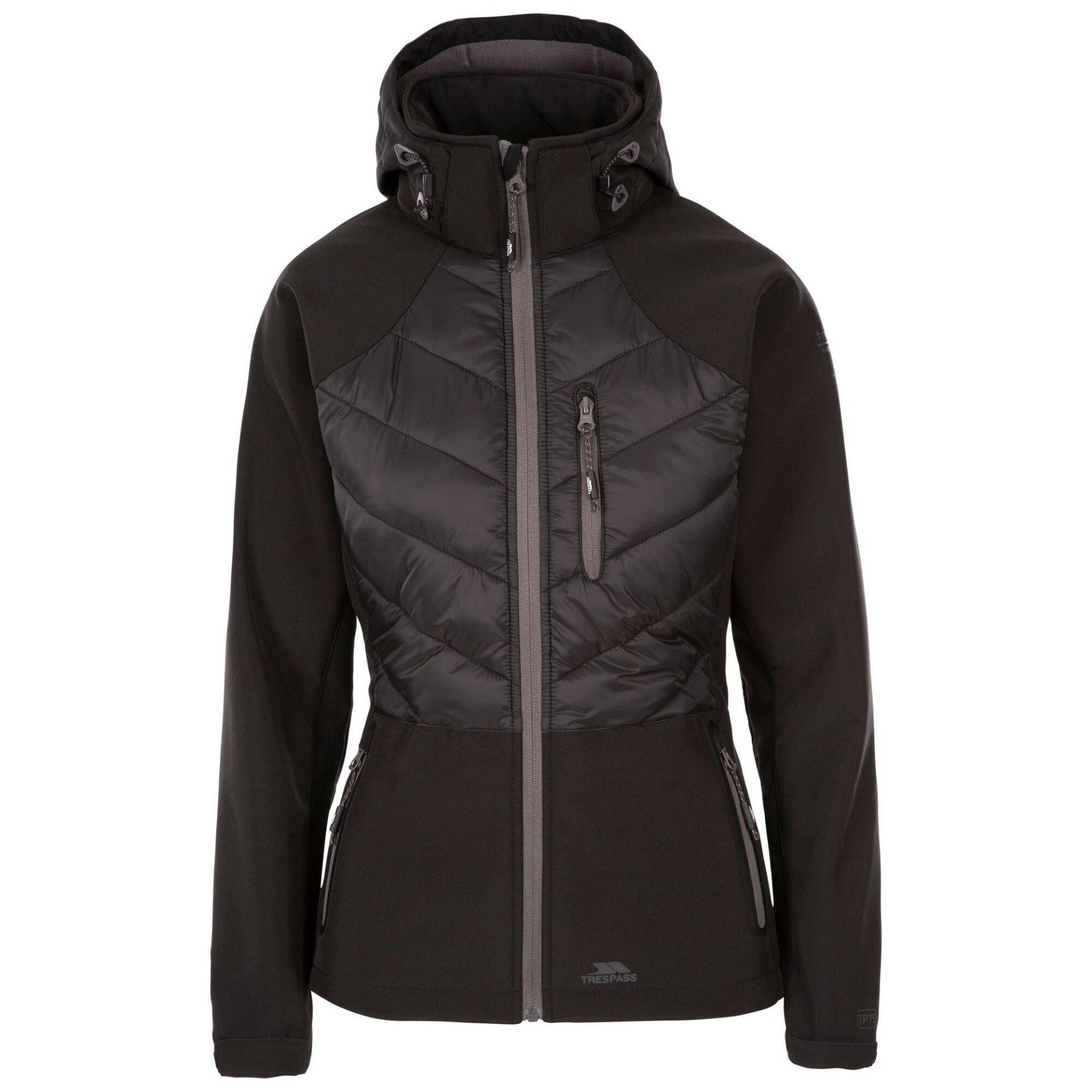 Elvira Softshelljacke Damen Schwarz 3XL von Trespass