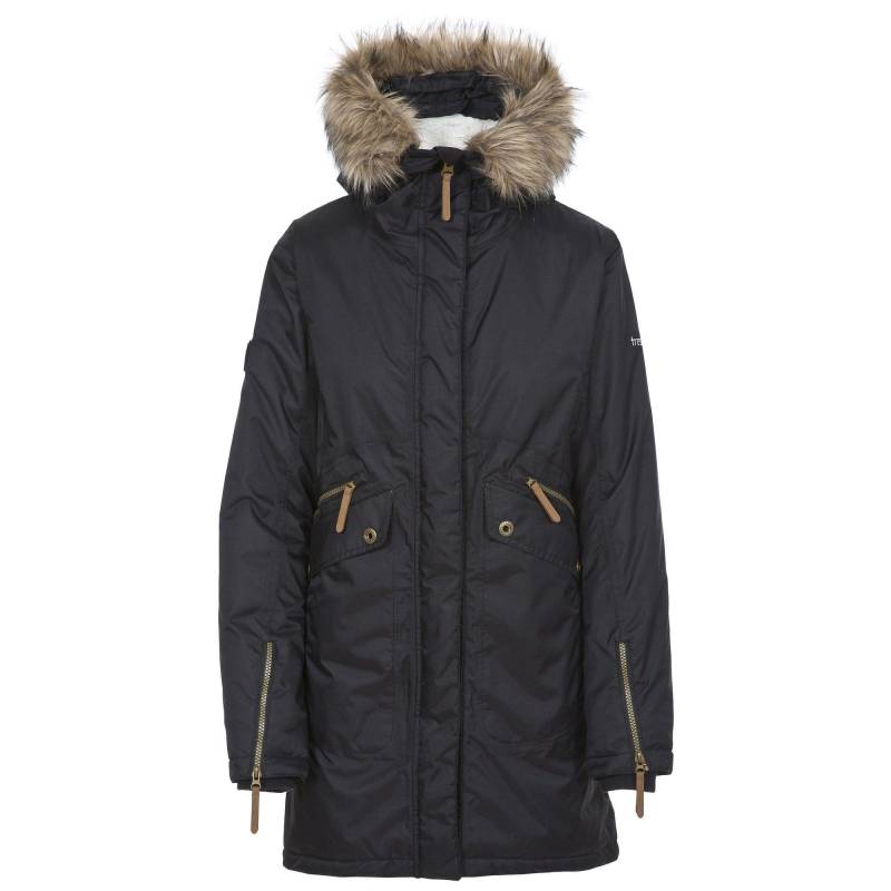 Trespass - Eternally Parka Jacke, für Damen, Schwarz, Größe S von Trespass