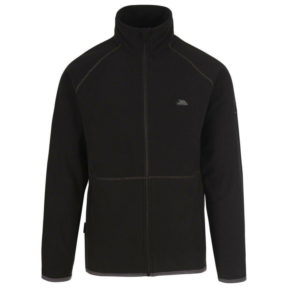 Trespass - Faxfleet Fleecejacke, für Herren, Schwarz, Größe 4XL von Trespass