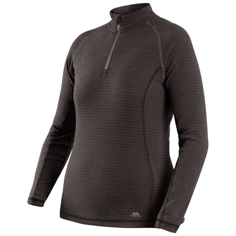 Gina Base Layer Oberteil Damen Schwarz L von Trespass