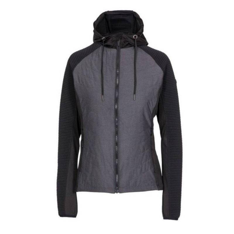 Grace Hoodie Mit Durchgehendem Reißverschluss Sportlich Damen Schwarz M von Trespass