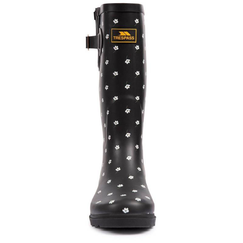 Gummistiefel Samira, Floral Damen Schwarz 39 von Trespass