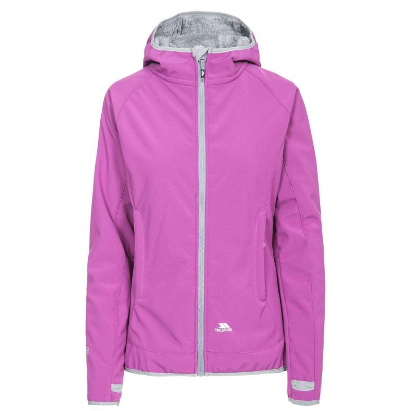 Imani Softshelljacke, Wasserfest Damen Lila XS von Trespass