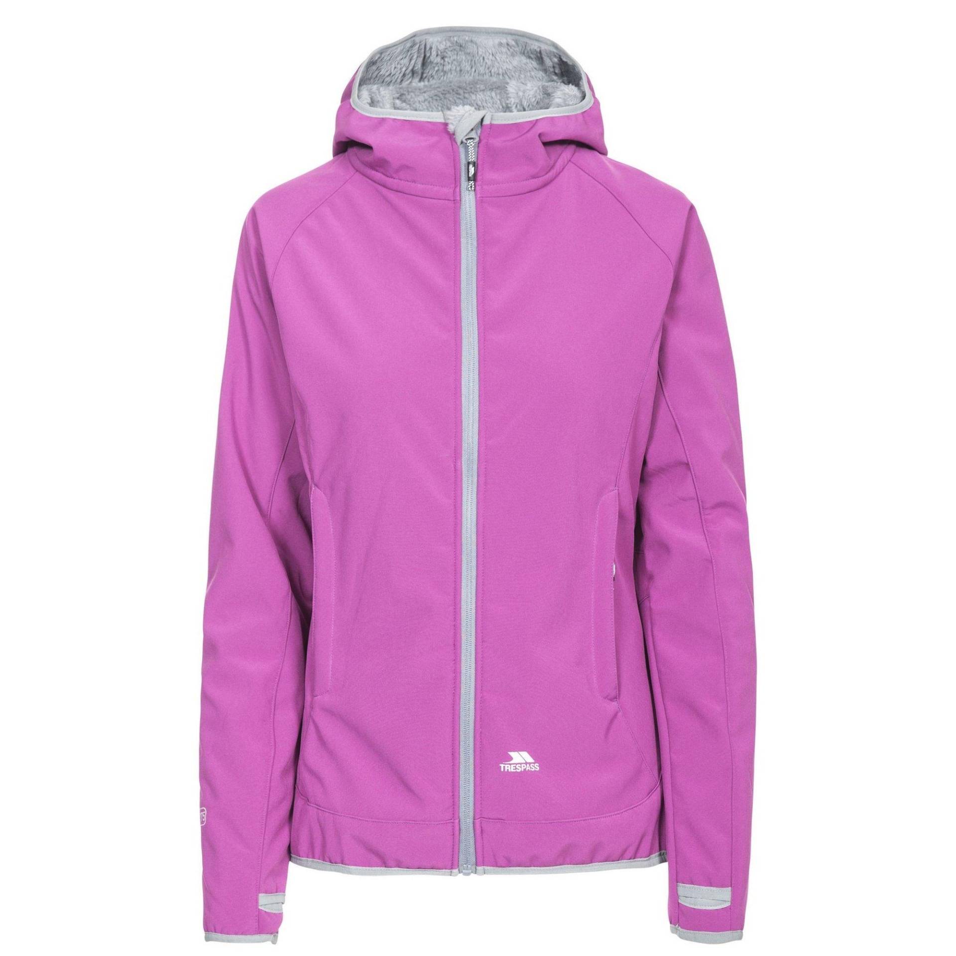 Imani Softshelljacke, Wasserfest Damen Lila XXS von Trespass