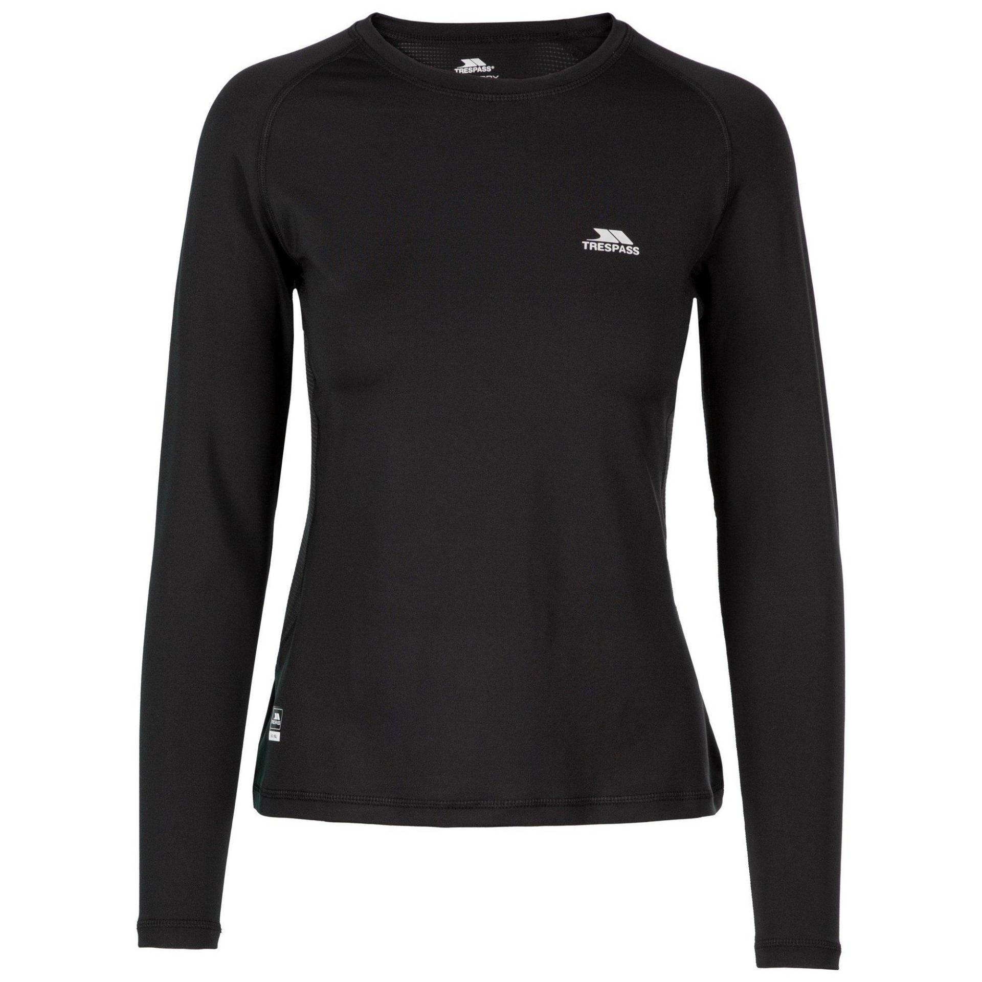 Ivana Base Layer Oberteil Damen Schwarz L von Trespass