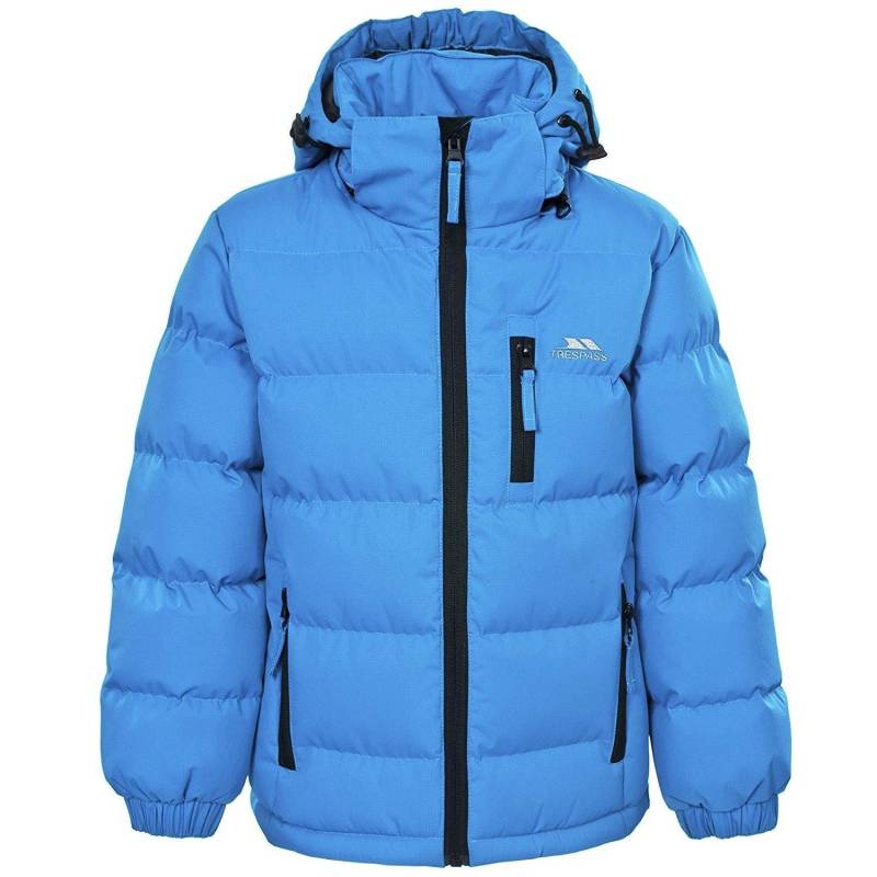 Junge Steppjacke Tuff Mit Kapuze Unisex Blau 116 von Trespass