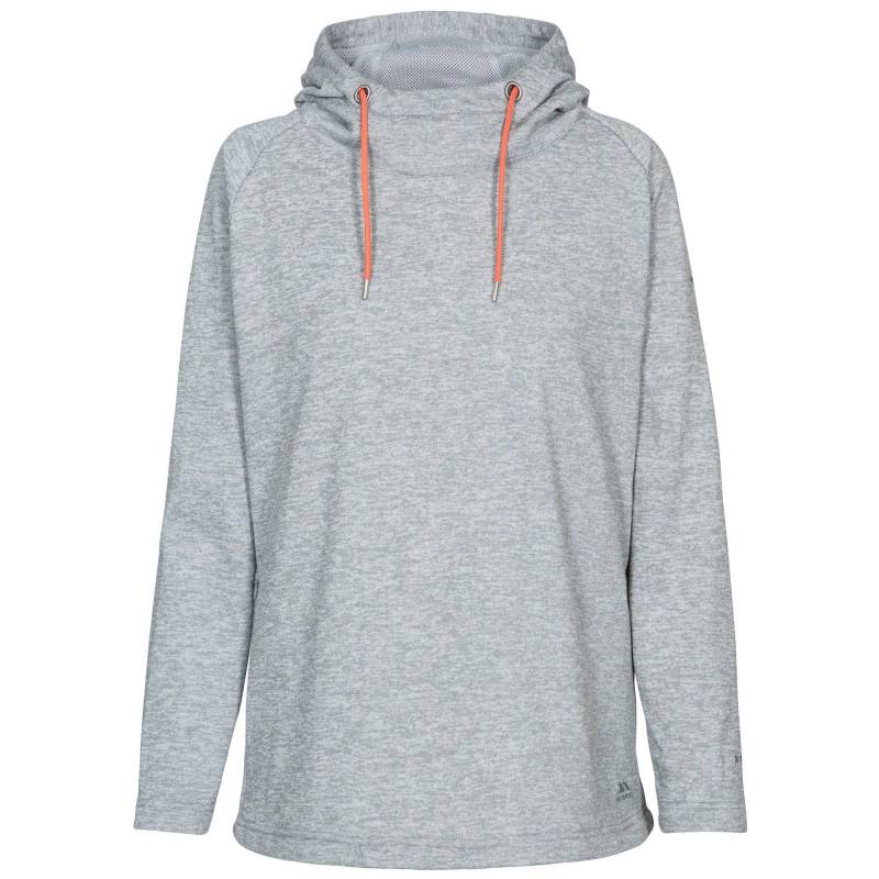 Kapuzenfleecepullover Stumble Damen Taubengrau XXS von Trespass