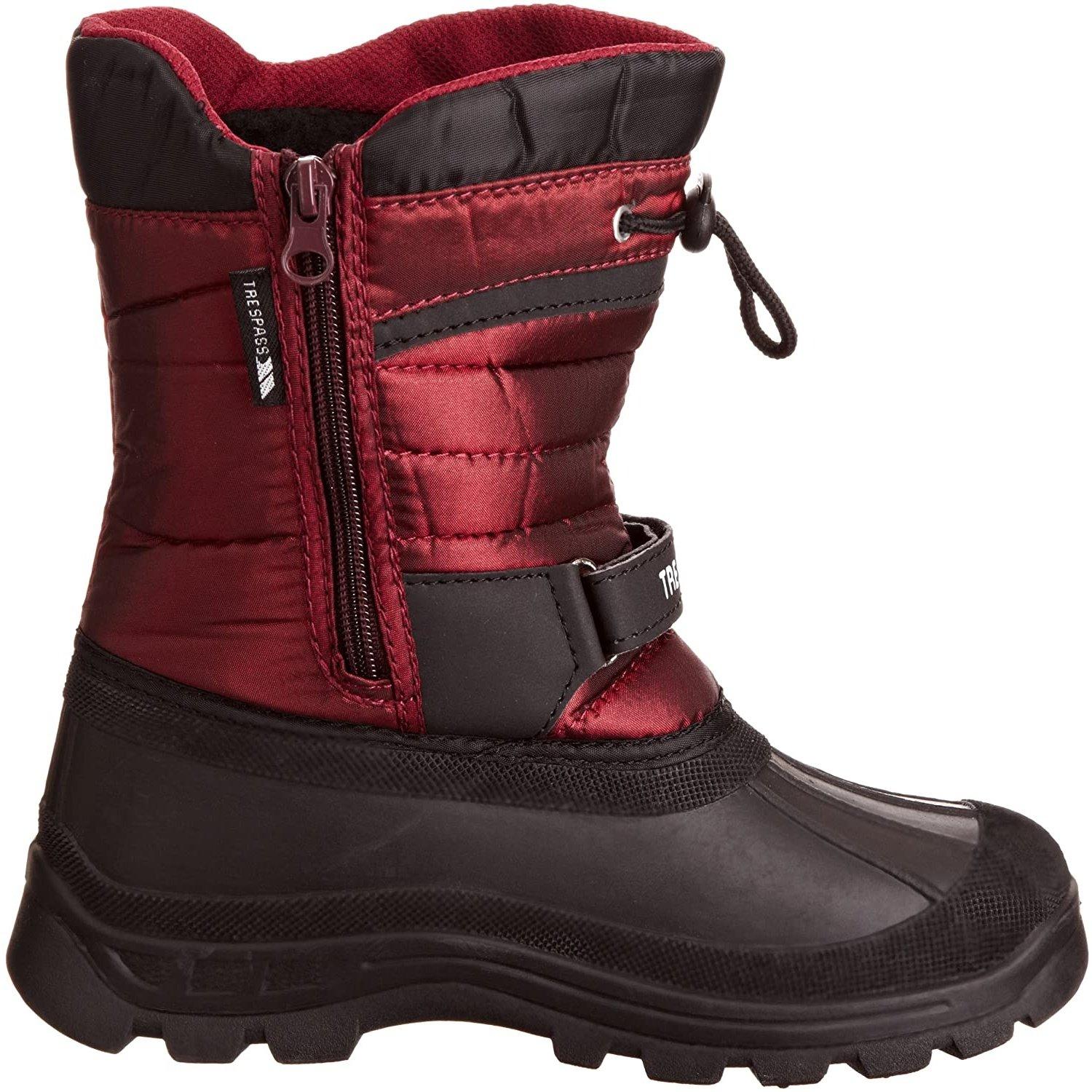 Kukun Youth Schnee Stiefel Damen Rot Bunt 38 von Trespass