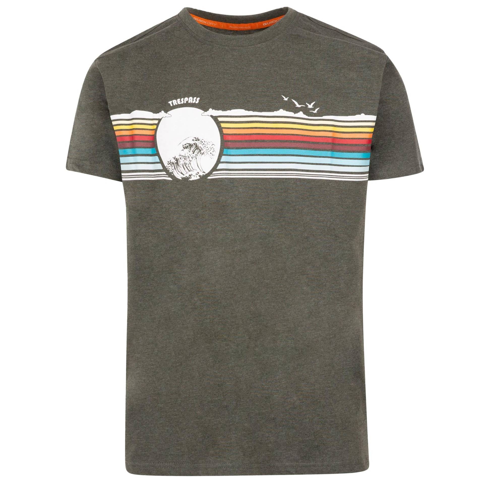 Lakehouse Tshirt Herren Grau L von Trespass