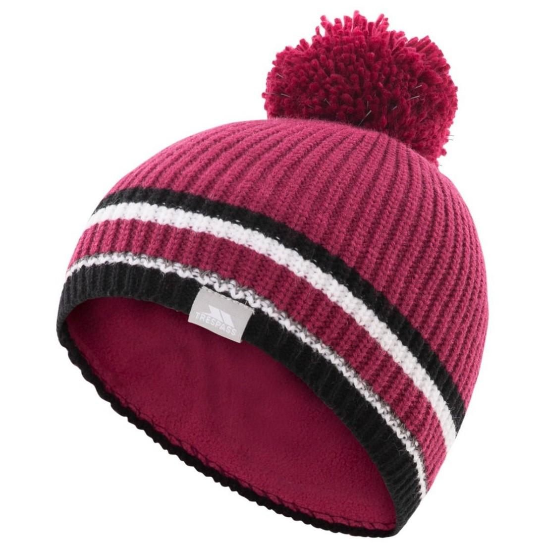 Lit Beanie Mütze Mädchen Himbeere 116-122 von Trespass