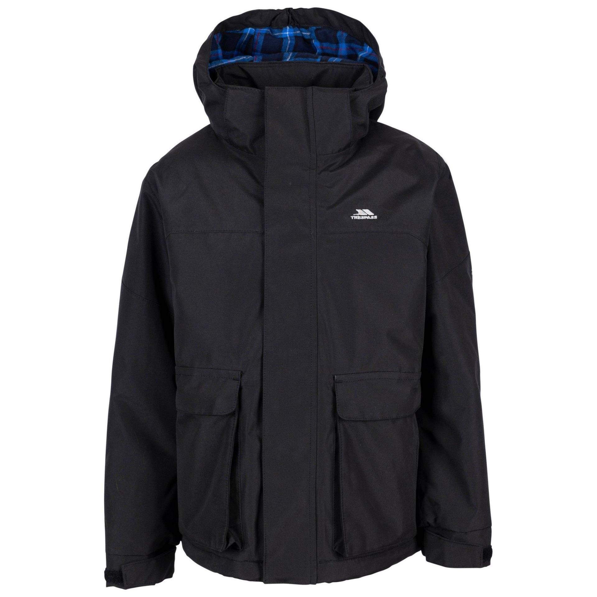 Lost Jacke, Wasserfest Jungen Schwarz 104 von Trespass