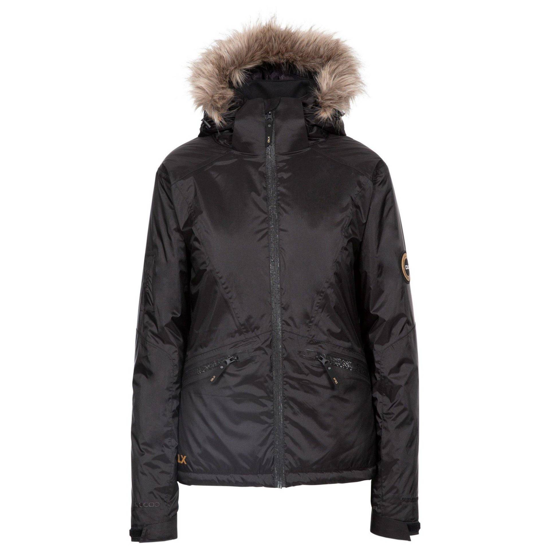 Meredith Dlx Skijacke Damen Schwarz L von Trespass