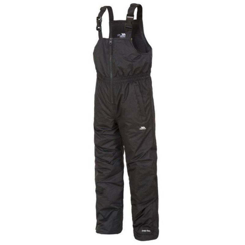 Skihose Mit Latz Kalmar, Wasserfest Unisex Schwarz 3-4A von Trespass