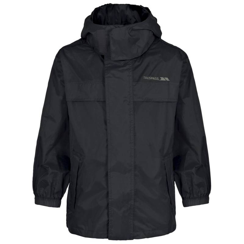 Packa Jacke, Wasserfest Unisex Schwarz 3-4A von Trespass