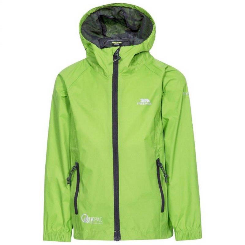 Qikpac Verstaubare Jacke Unisex Grün 3-4A von Trespass