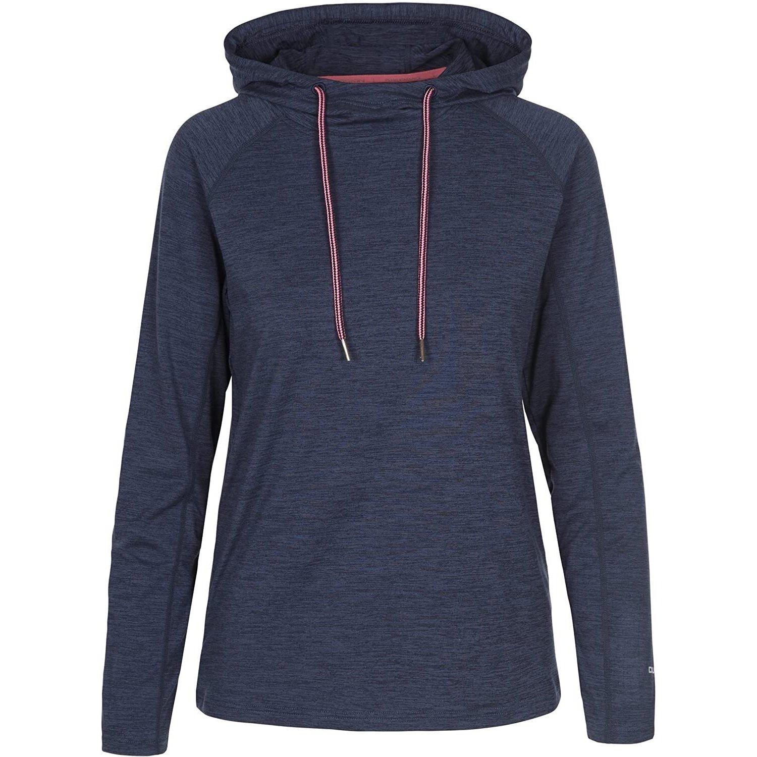 Trespass - Hattie Kapuzenpullover Aktiv, für Damen, Marine, Größe 38 von Trespass