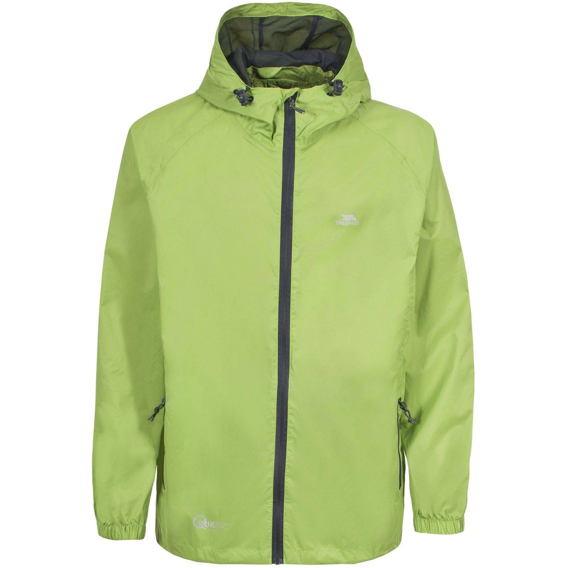 Qikpac Regenjacke, Wasserfest Damen Grün 3XS von Trespass